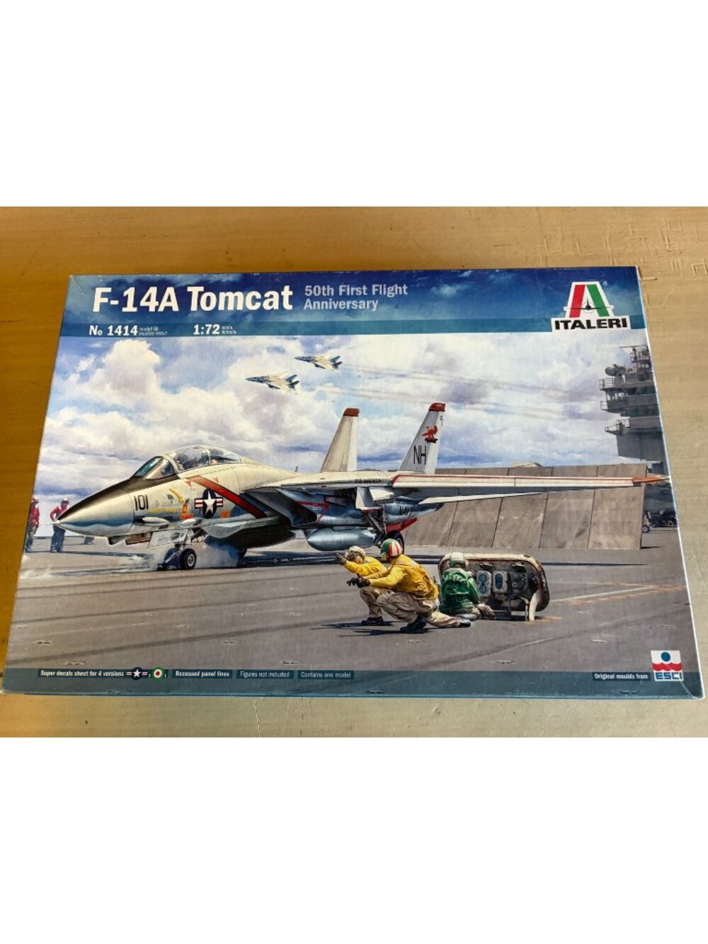 Italeri 1414 1/72 F-14A Tomcat 50th First Flight Anniversary Model Kit sealed